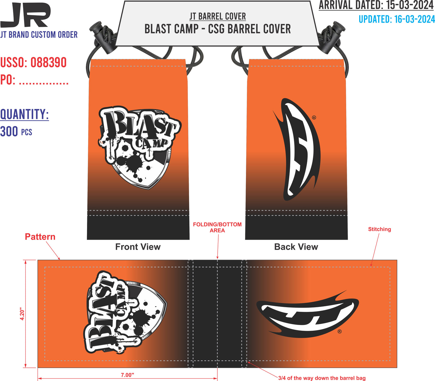 Blastcamp Custom Barrel cover