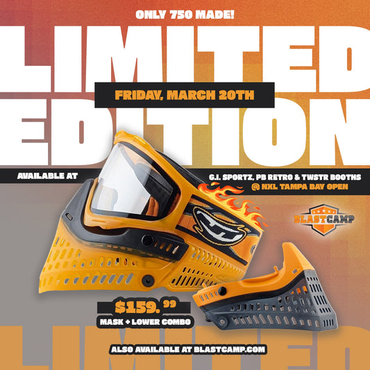 NEW Limited Edition JT ProFlex ORANGE mask combo